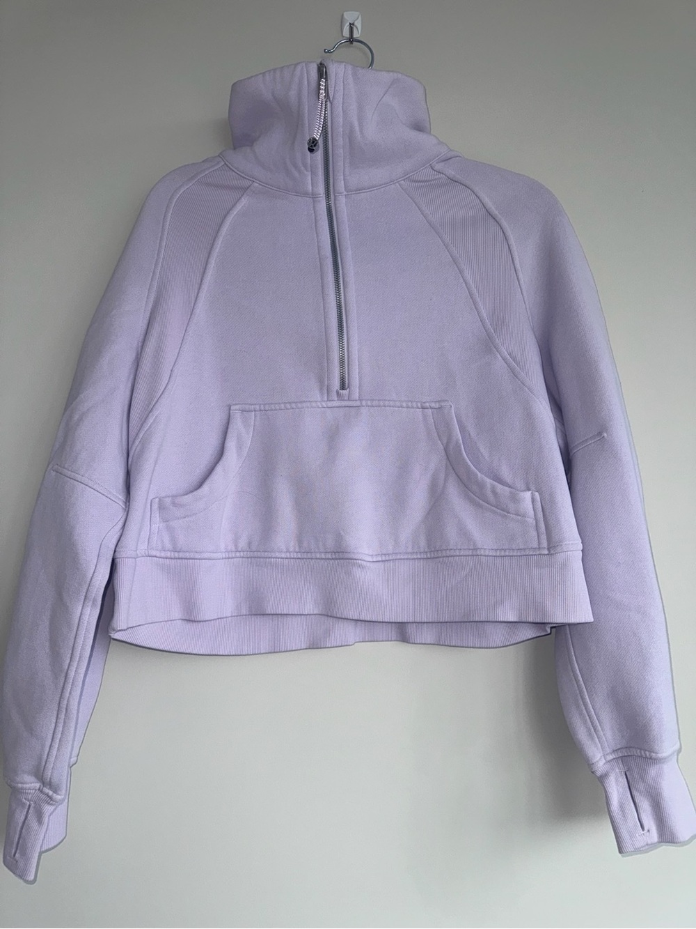 lululemon athletica Lavender Half-Zip Funnel Neck Sweatshirt